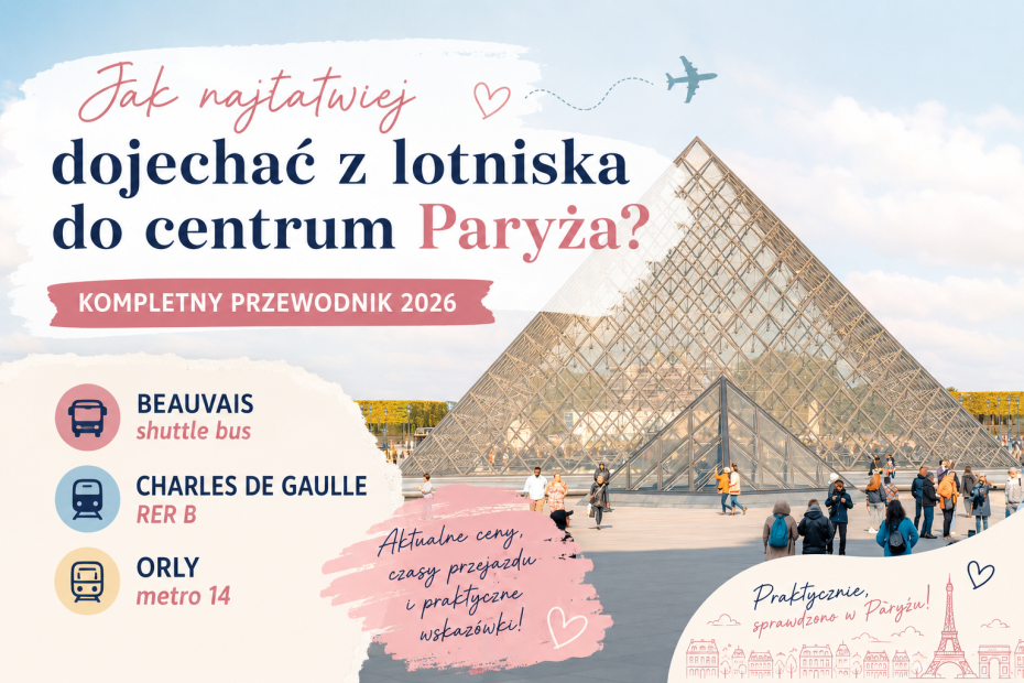 jak dojechać z lotniska do centrum Paryża